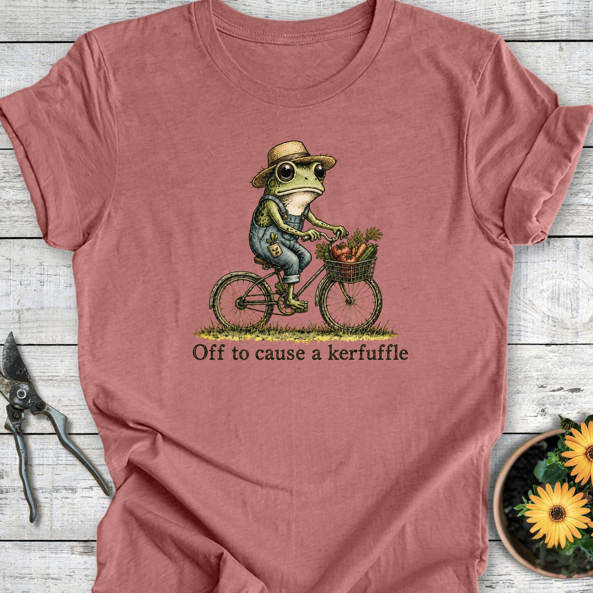 Printify T-Shirt Heather Mauve / S Kerfuffle T-Shirt