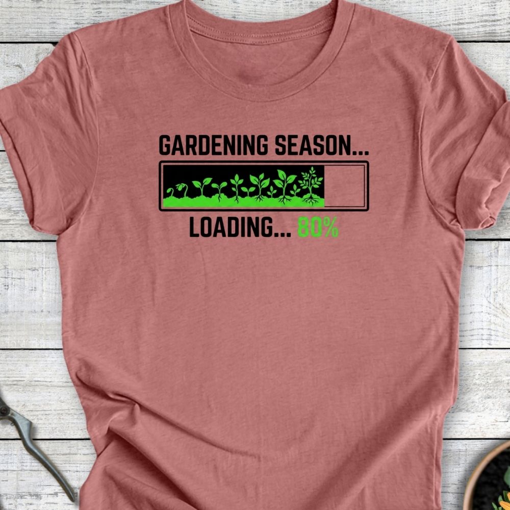 Printify T-Shirt Heather Mauve / S Loading Season T-Shirt