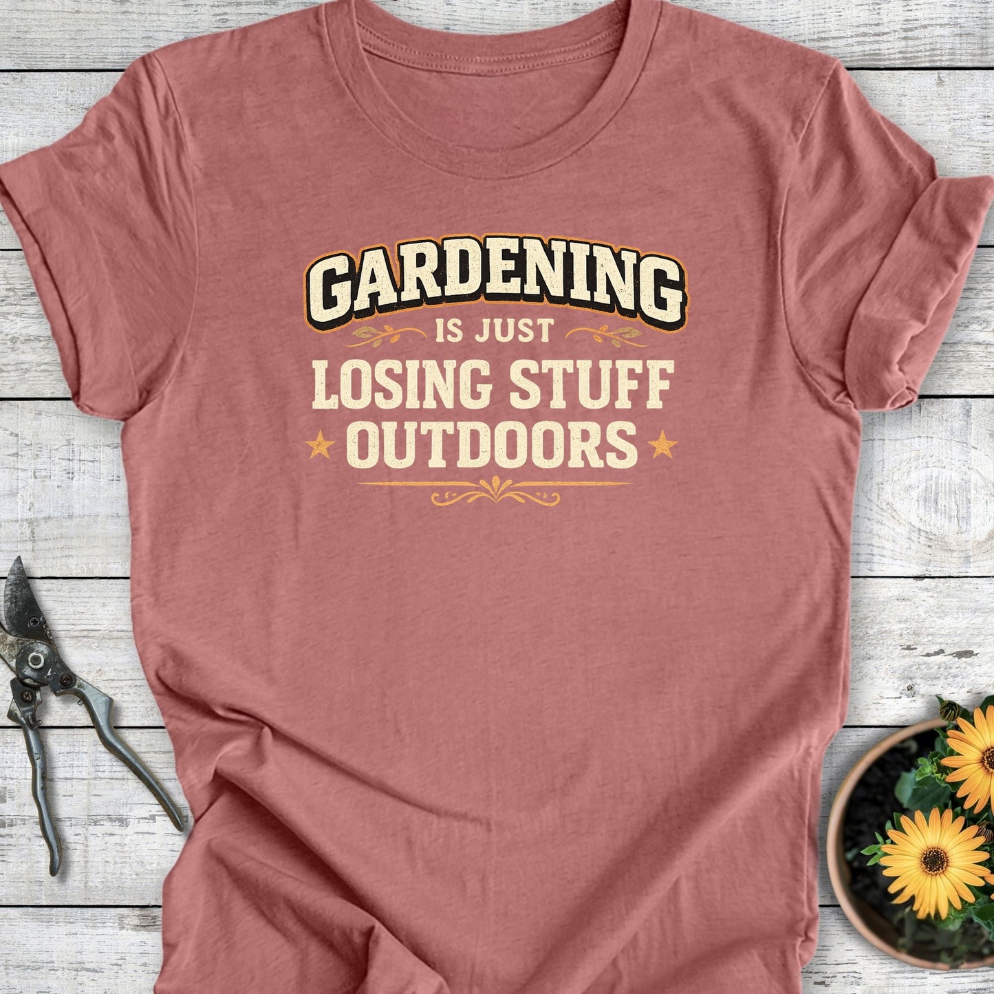 Printify T-Shirt Heather Mauve / S Losing Stuff T-Shirt