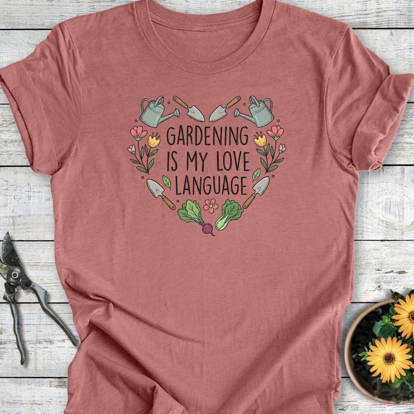 Printify T-Shirt Heather Mauve / S Love Language T-Shirt