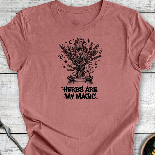 Printify T-Shirt Heather Mauve / S Magic Herbs T-Shirt