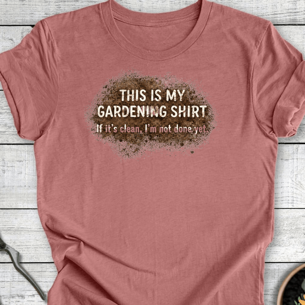 Printify T-Shirt Heather Mauve / S My Gardening II T-Shirt