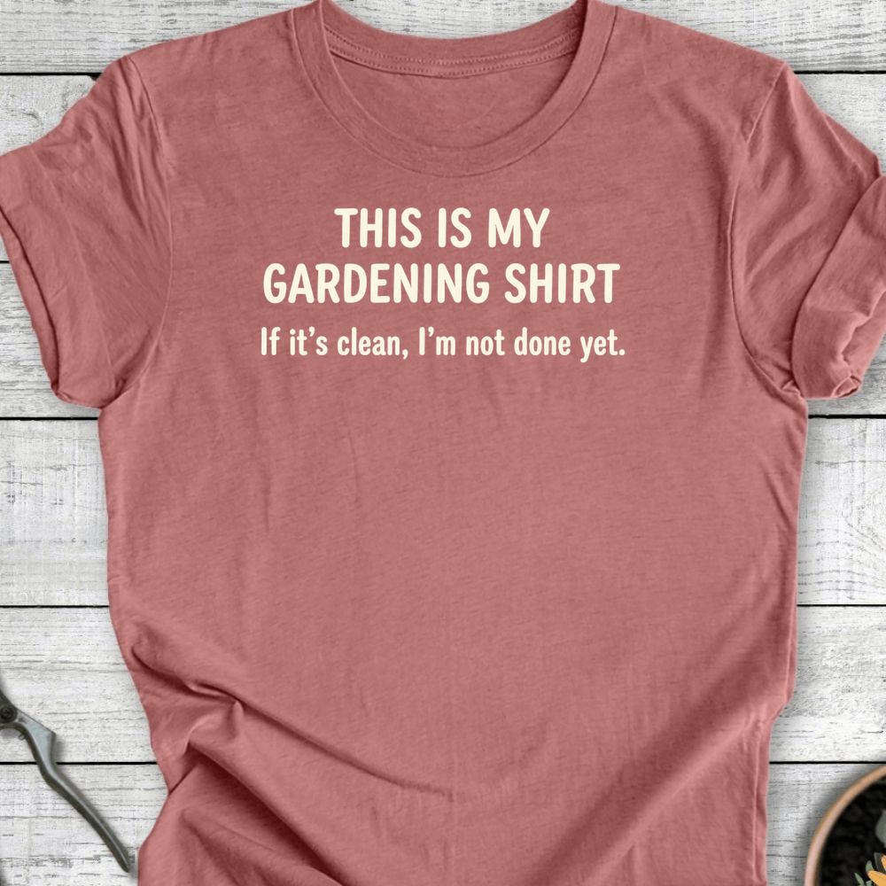Printify T-Shirt Heather Mauve / S My Gardening T-Shirt