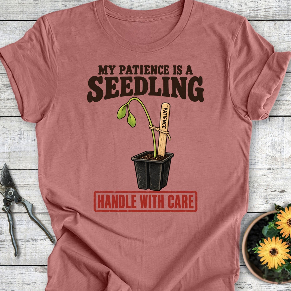 Printify T-Shirt Heather Mauve / S My Patience T-Shirt