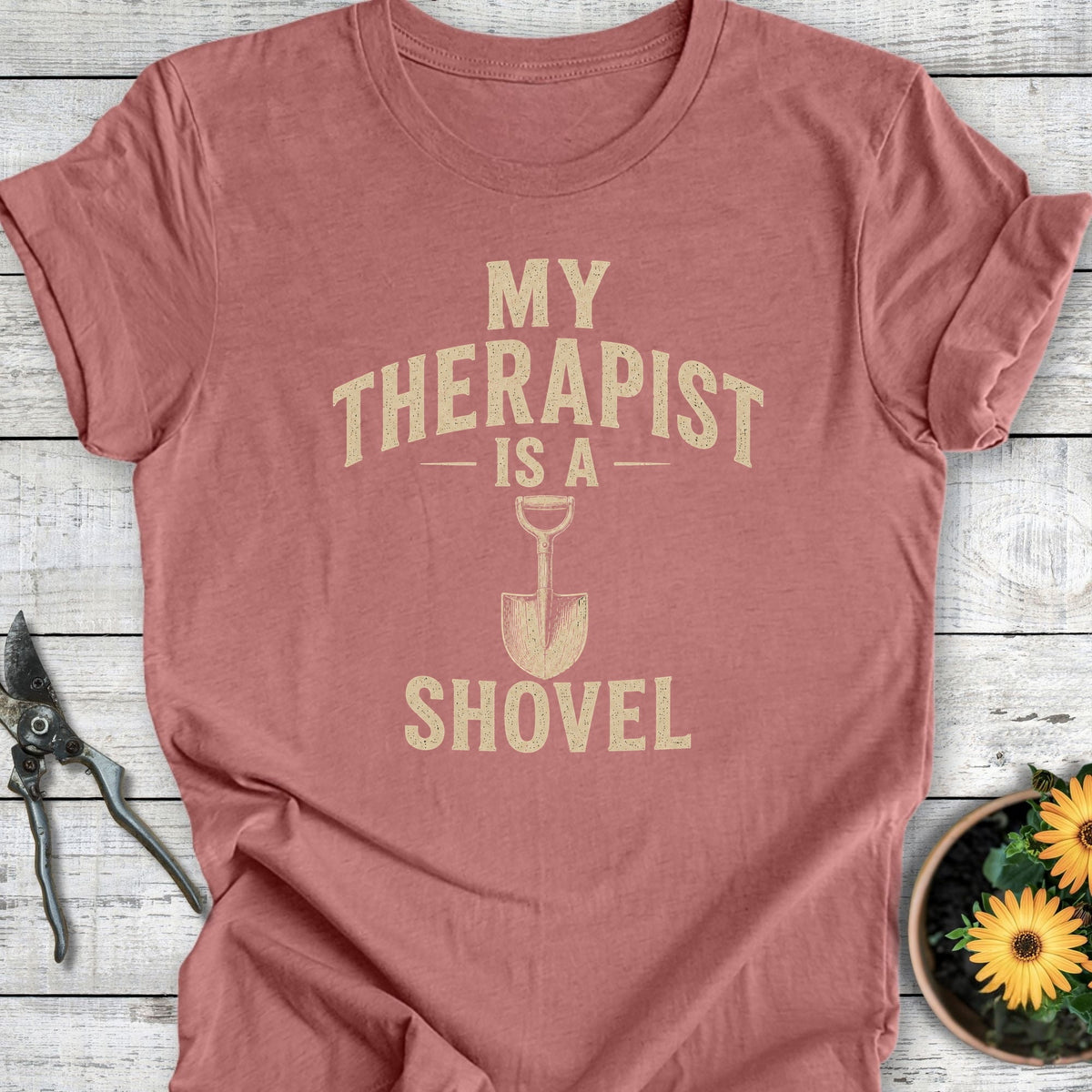 Printify T-Shirt Heather Mauve / S My Therapist T-Shirt