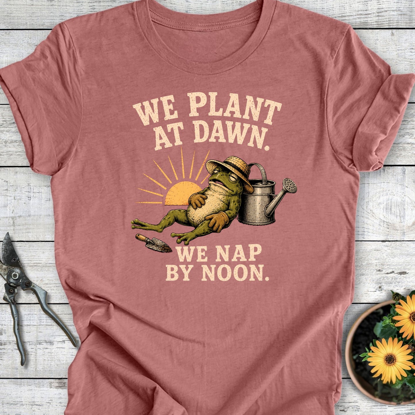 Printify T-Shirt Heather Mauve / S Nap By Noon T-Shirt