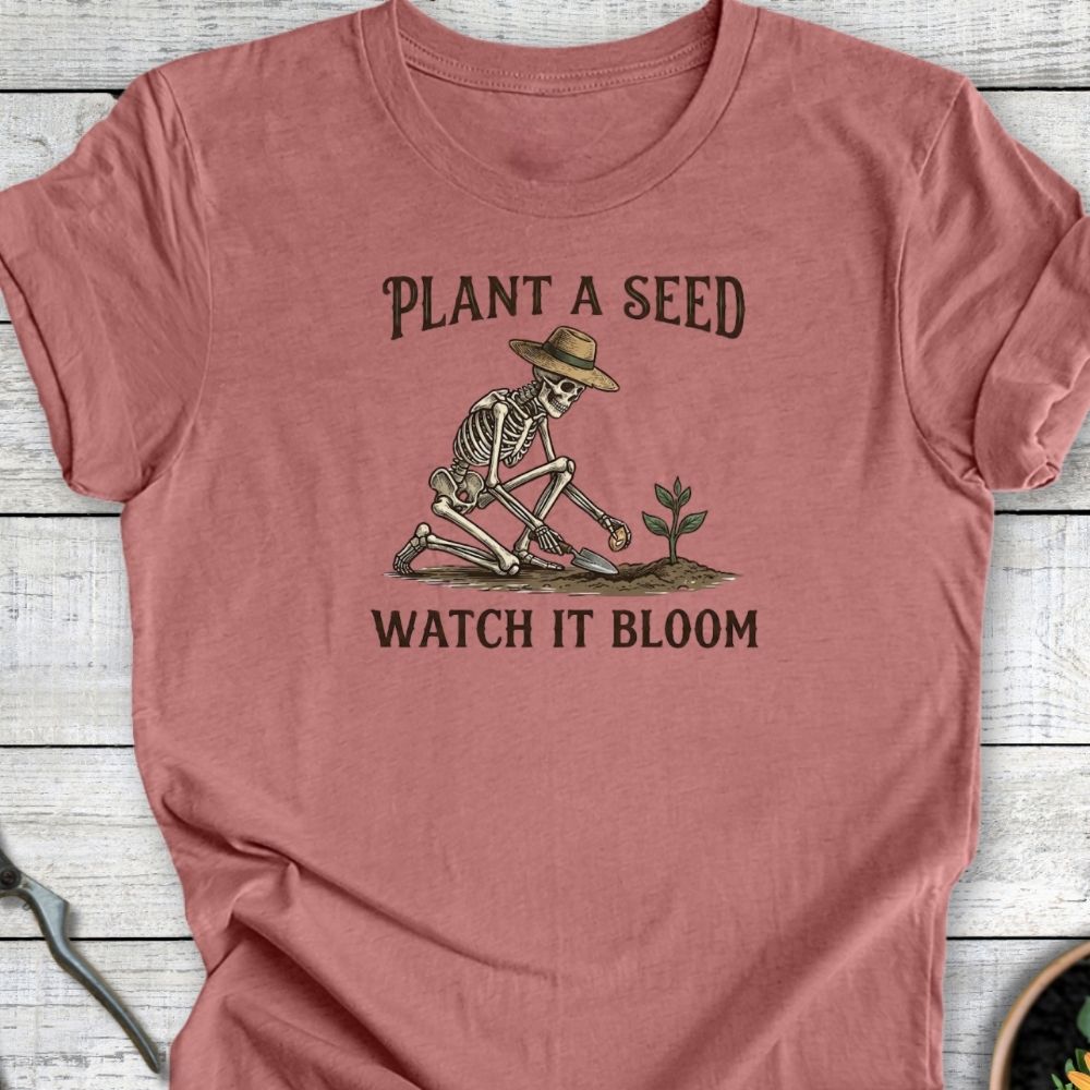 Printify T-Shirt Heather Mauve / S Plant A Seed T-Shirt