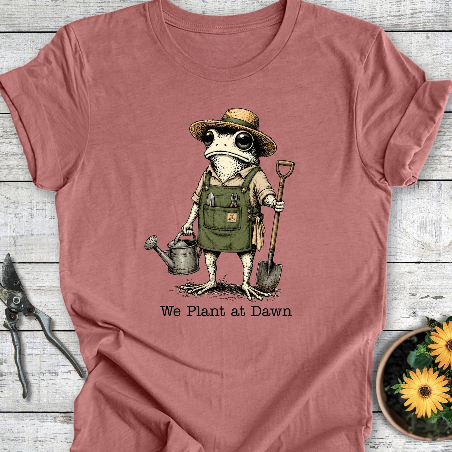 Printify T-Shirt Heather Mauve / S Plant At Dawn T-Shirt
