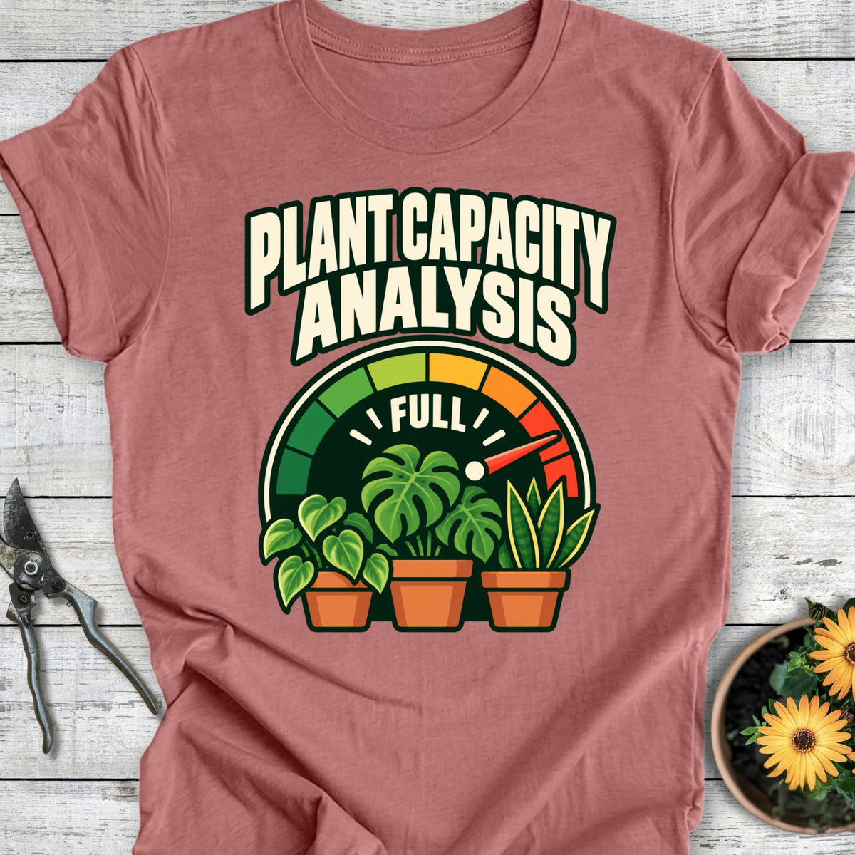 Printify T-Shirt Heather Mauve / S Plant Capacity T-Shirt
