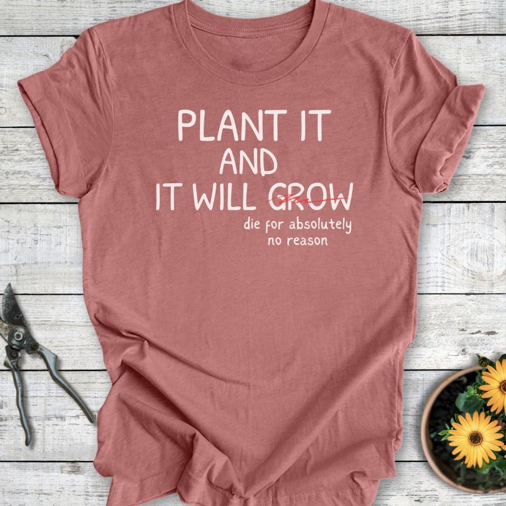 Printify T-Shirt Heather Mauve / S Plant It