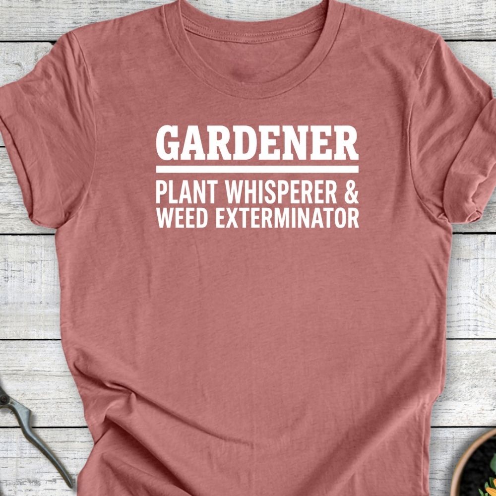 Printify T-Shirt Heather Mauve / S Plant & Weed T-Shirt