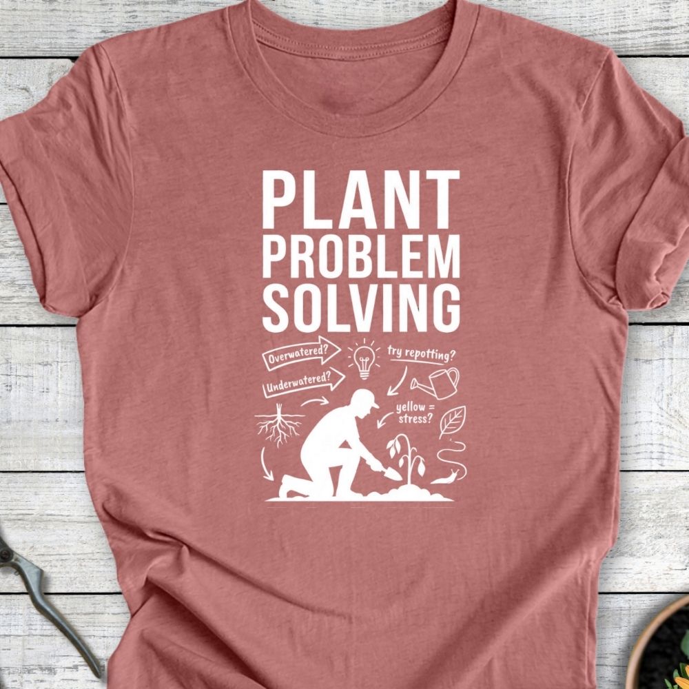 Printify T-Shirt Heather Mauve / S Problem Solving T-Shirt