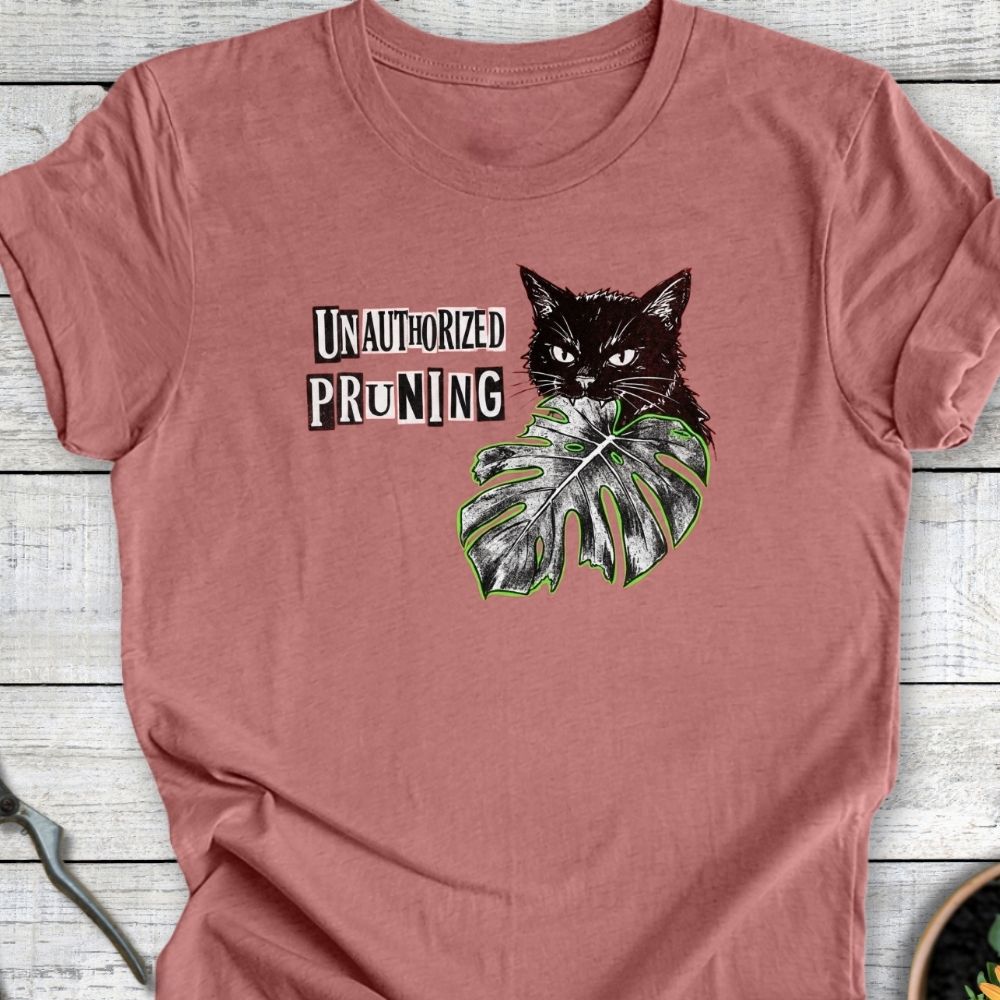 Printify T-Shirt Heather Mauve / S Pruning T-Shirt