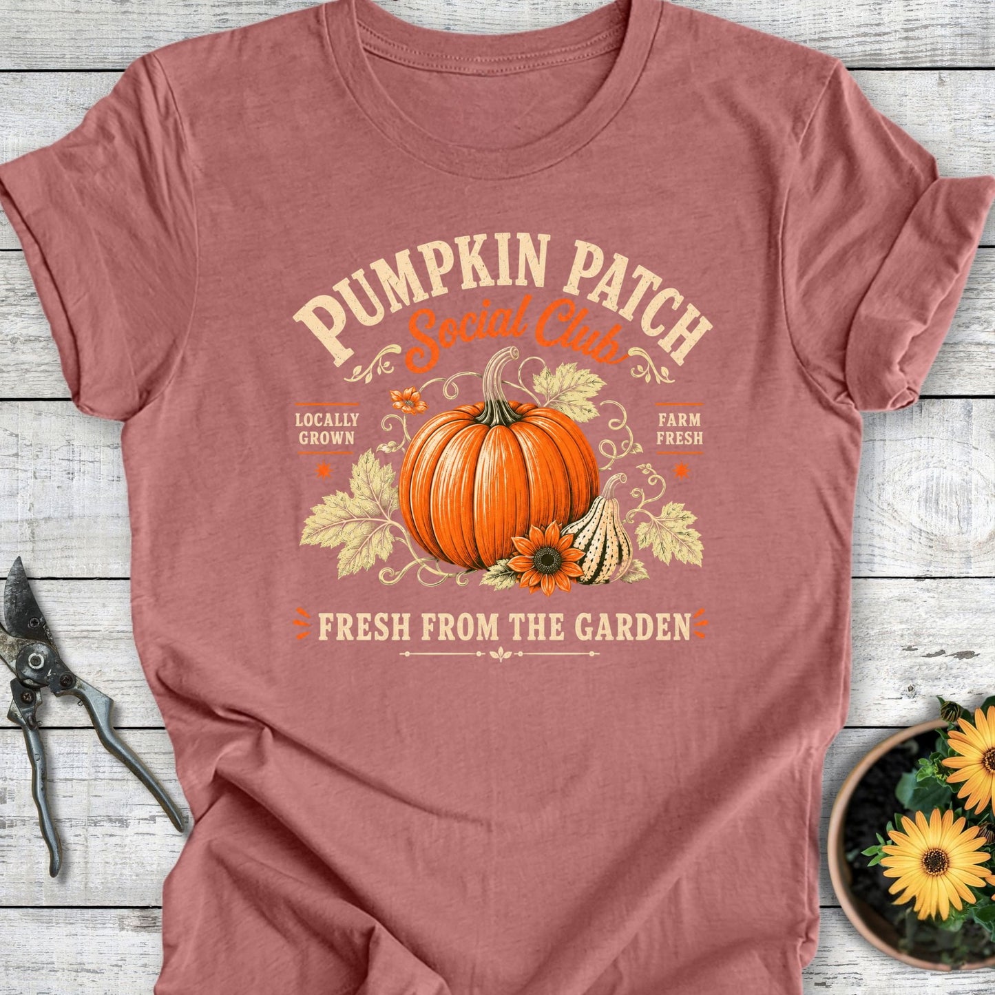 Printify T-Shirt Heather Mauve / S Pumpkin Patch T-Shirt
