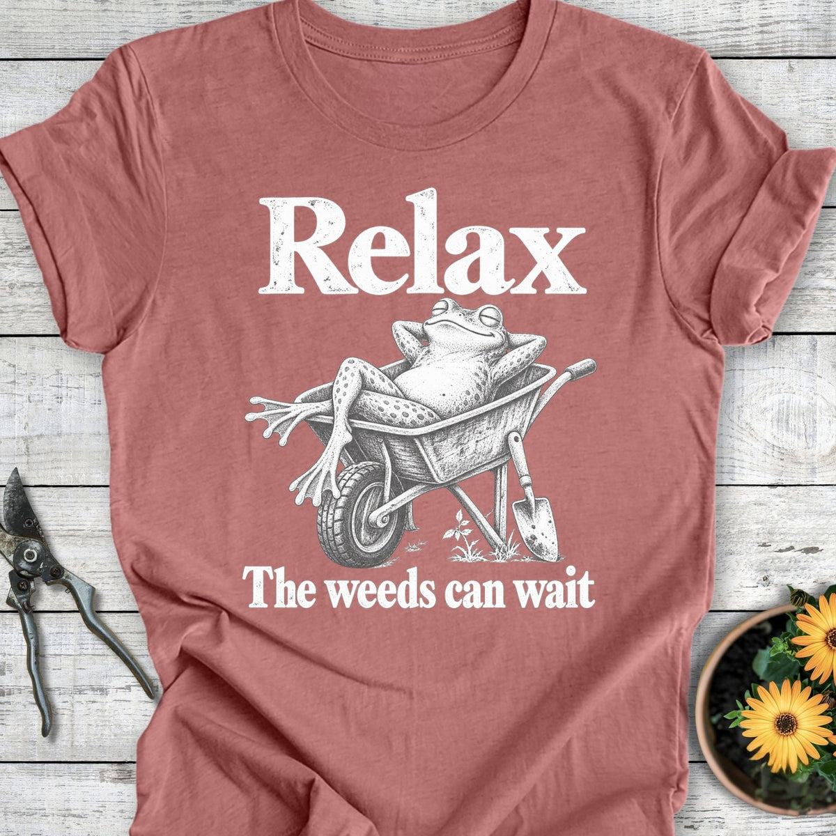 Printify T-Shirt Heather Mauve / S Relax T-Shirt