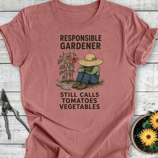 Printify T-Shirt Heather Mauve / S Responsible T-Shirt