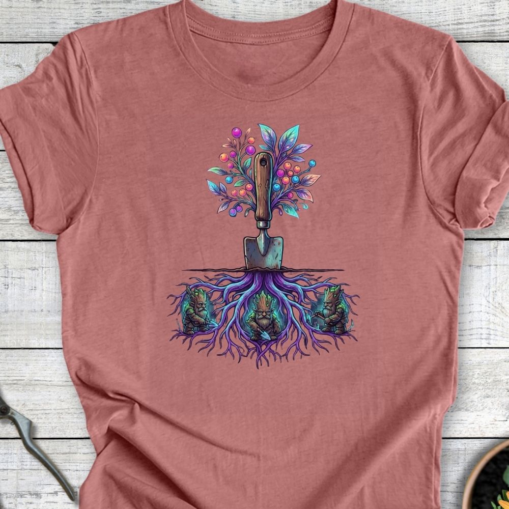 Printify T-Shirt Heather Mauve / S Root Gnomes T-Shirt