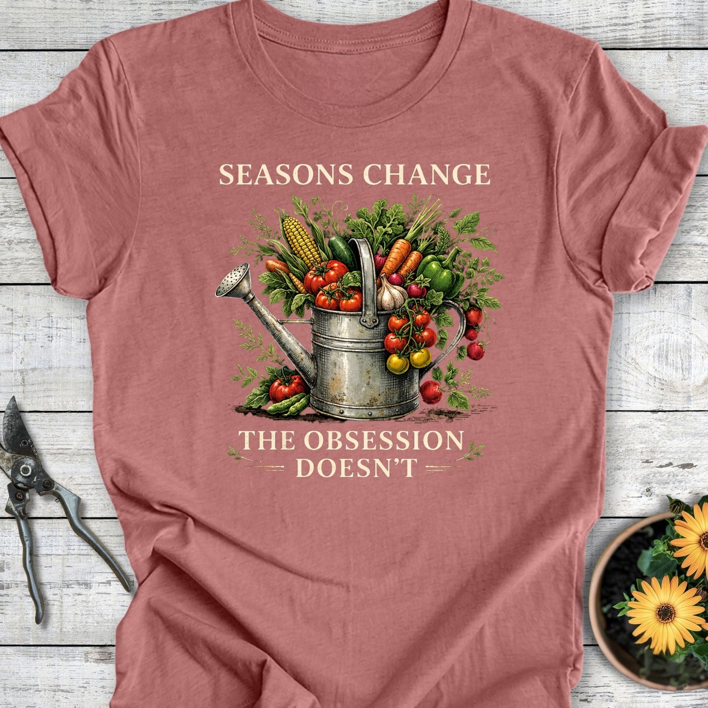 Printify T-Shirt Heather Mauve / S Seasons Change T-Shirt