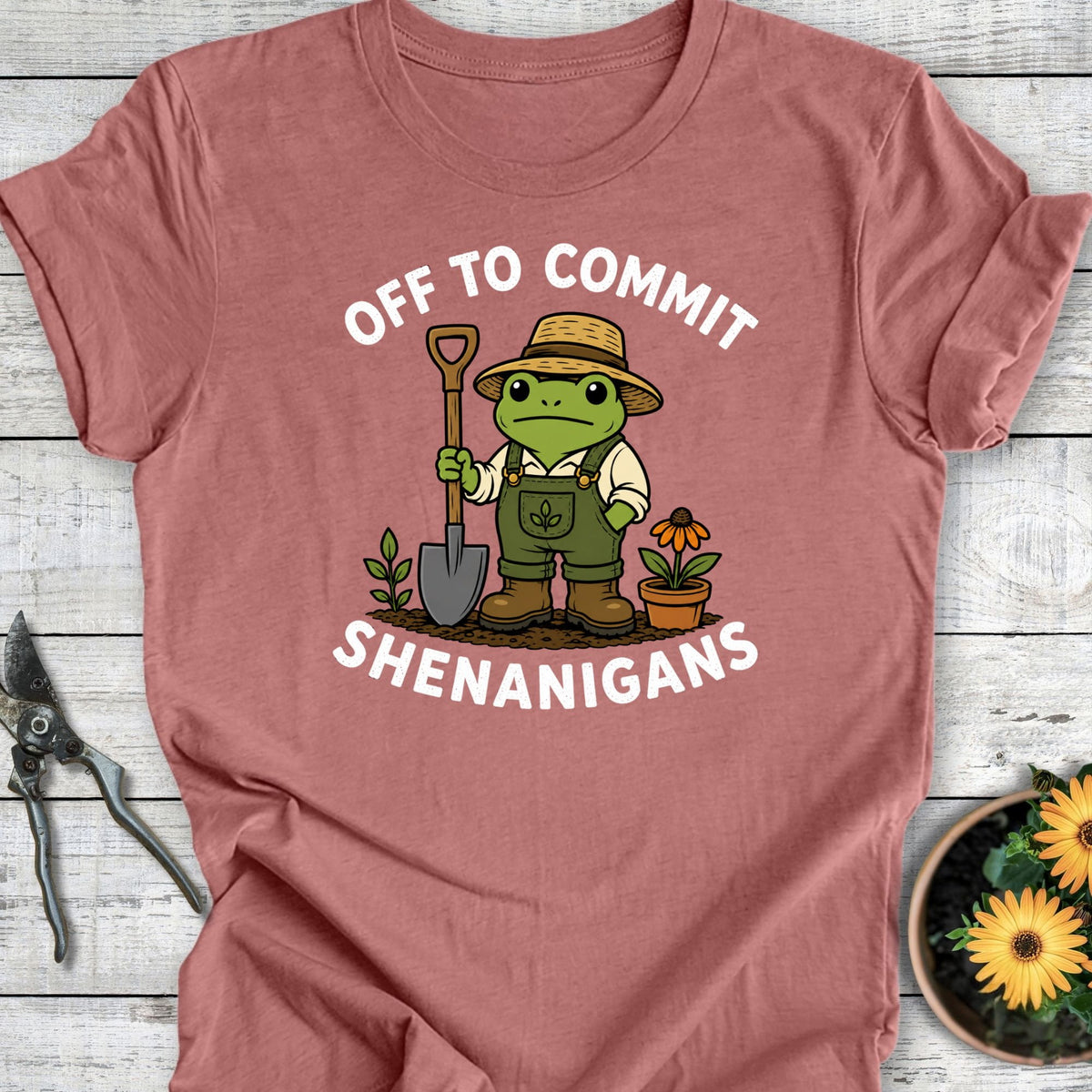Printify T-Shirt Heather Mauve / S Shenanigans T-Shirt
