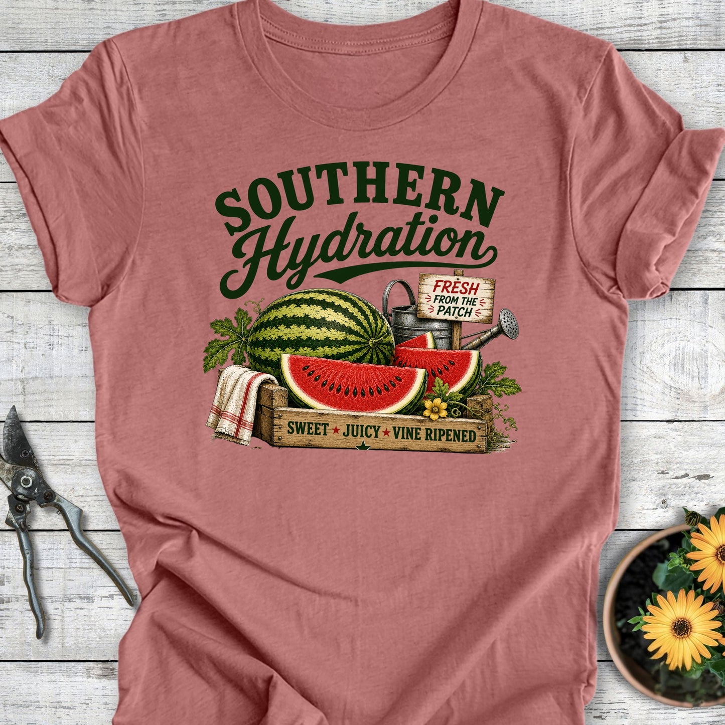 Printify T-Shirt Heather Mauve / S Southern Hydration T-Shirt