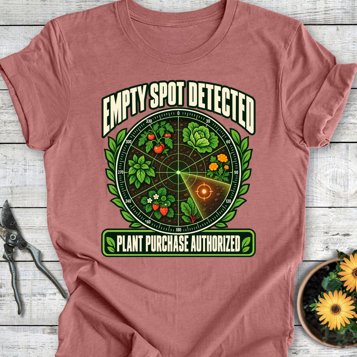 Printify T-Shirt Heather Mauve / S Spot Detected T-Shirt