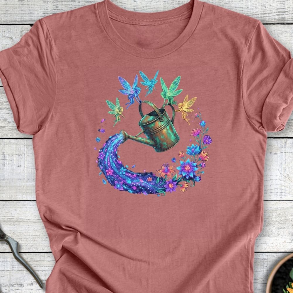 Printify T-Shirt Heather Mauve / S Sprite Watering T-Shirt