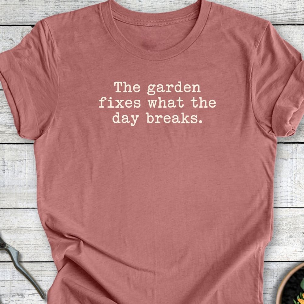 Printify T-Shirt Heather Mauve / S The Garden Fixes T-Shirt