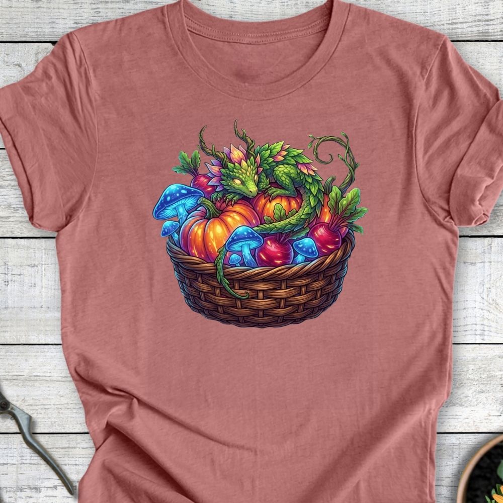 Printify T-Shirt Heather Mauve / S The Leaf-Drake's Hoard T-Shirt