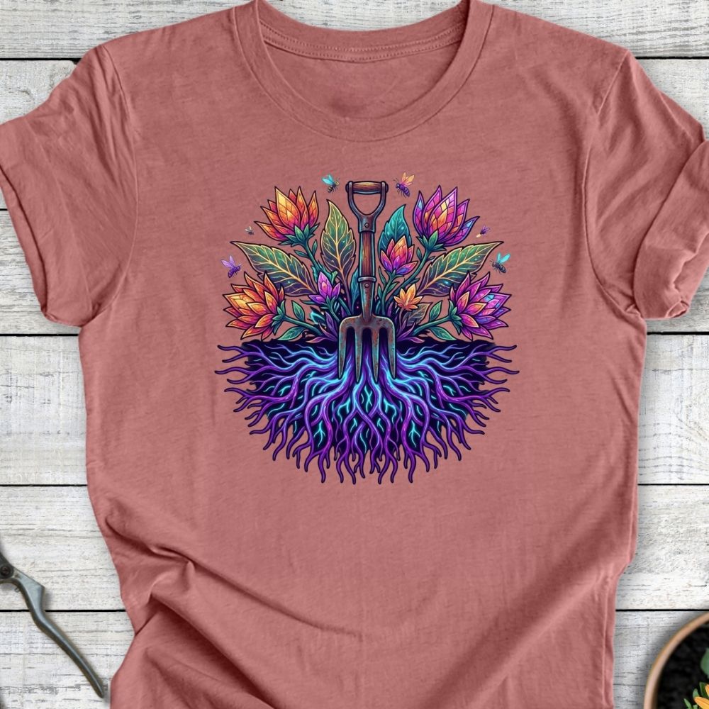 Printify T-Shirt Heather Mauve / S The Root Nexus T-Shirt
