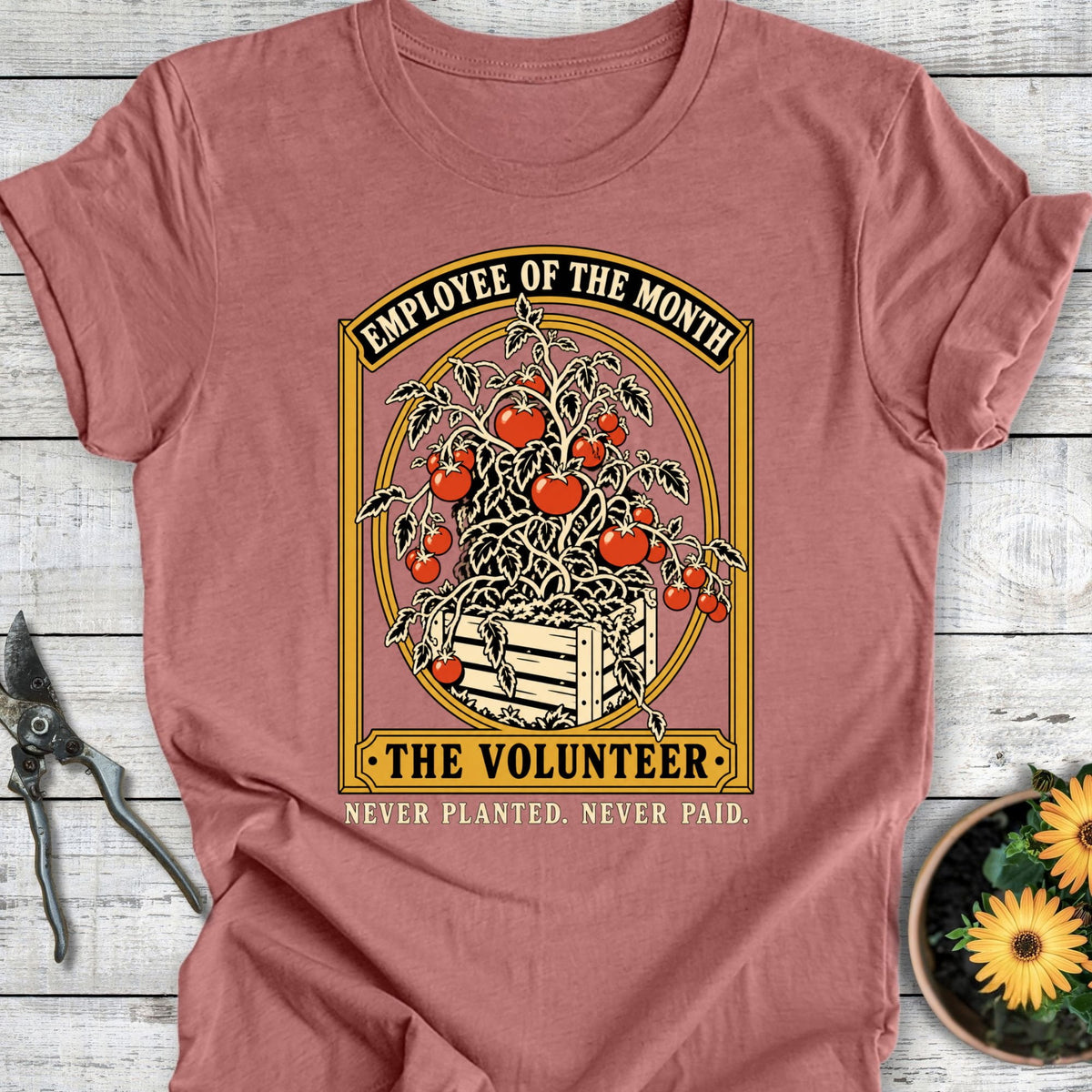 Printify T-Shirt Heather Mauve / S The Volunteer T-Shirt