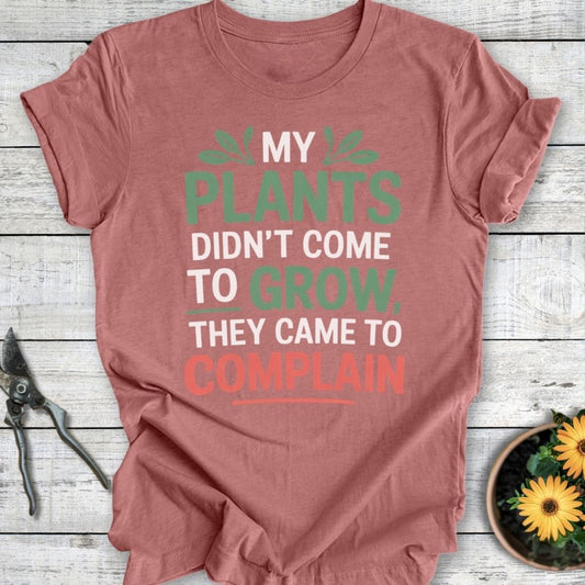 Printify T-Shirt Heather Mauve / S They Came To Complain