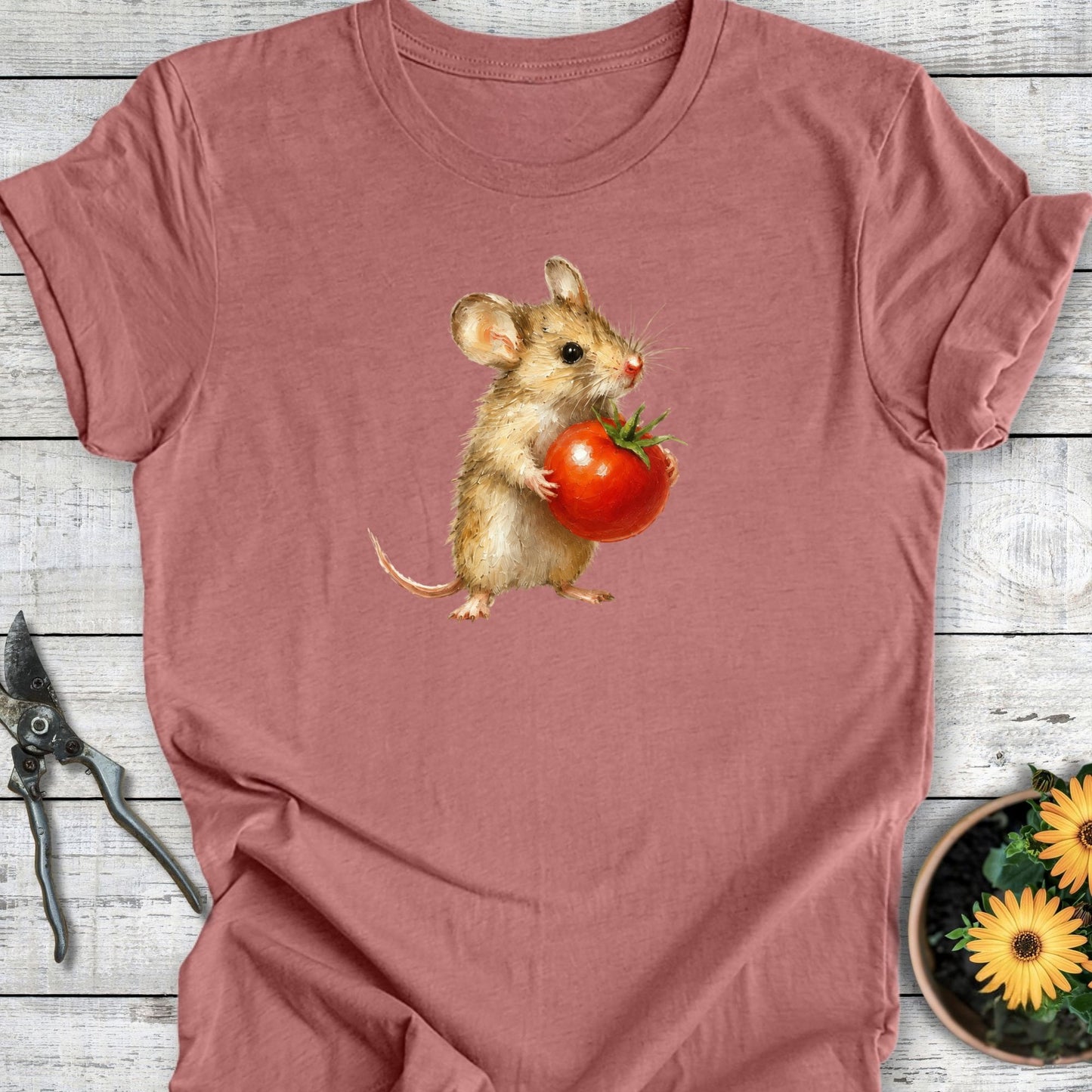 Printify T-Shirt Heather Mauve / S Tomato Thief T-Shirt