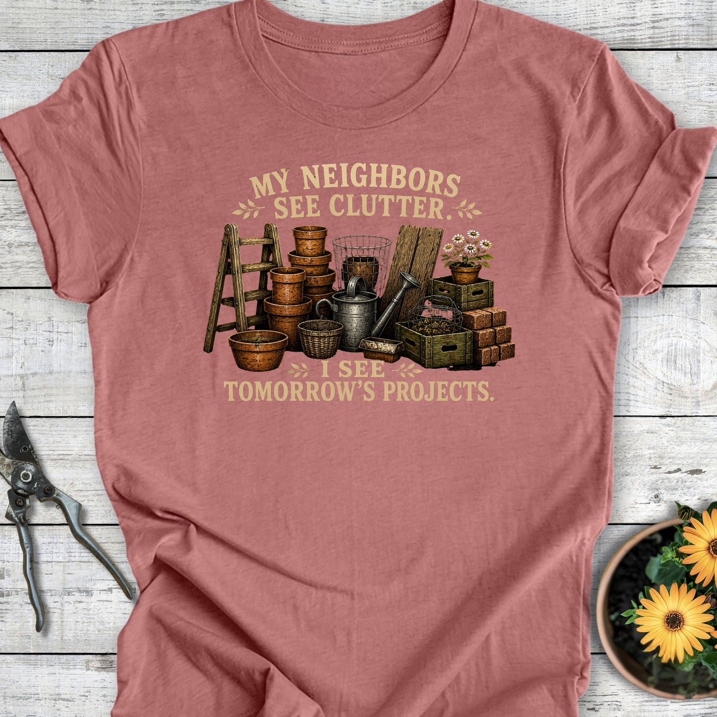 Printify T-Shirt Heather Mauve / S Tomorrow's Projects T-Shirt