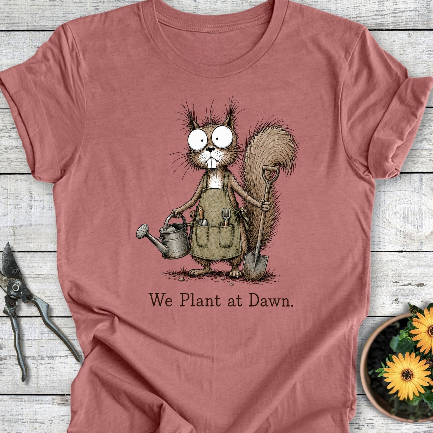 Printify T-Shirt Heather Mauve / S We Plant at Dawn T-Shirt