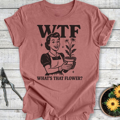 Printify T-Shirt Heather Mauve / S What's that flower?