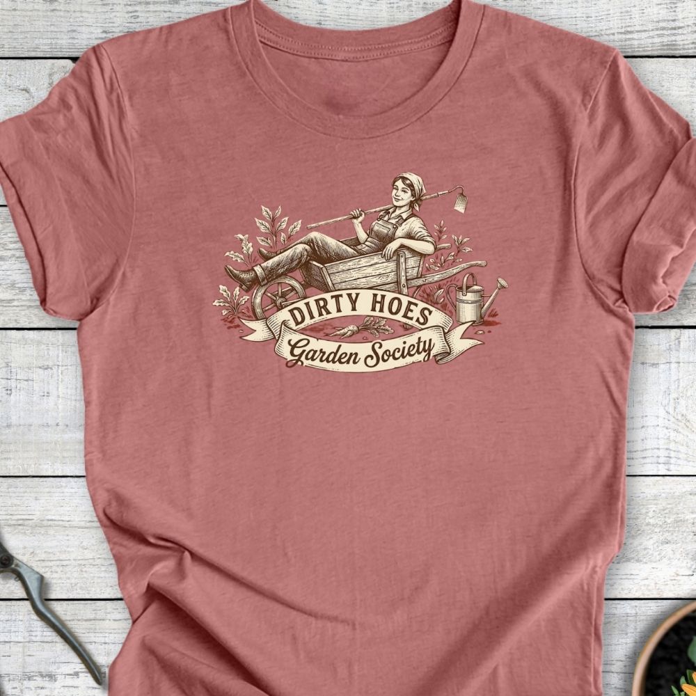 Printify T-Shirt Heather Mauve / S Wheelbarrow Royalty T-Shirt