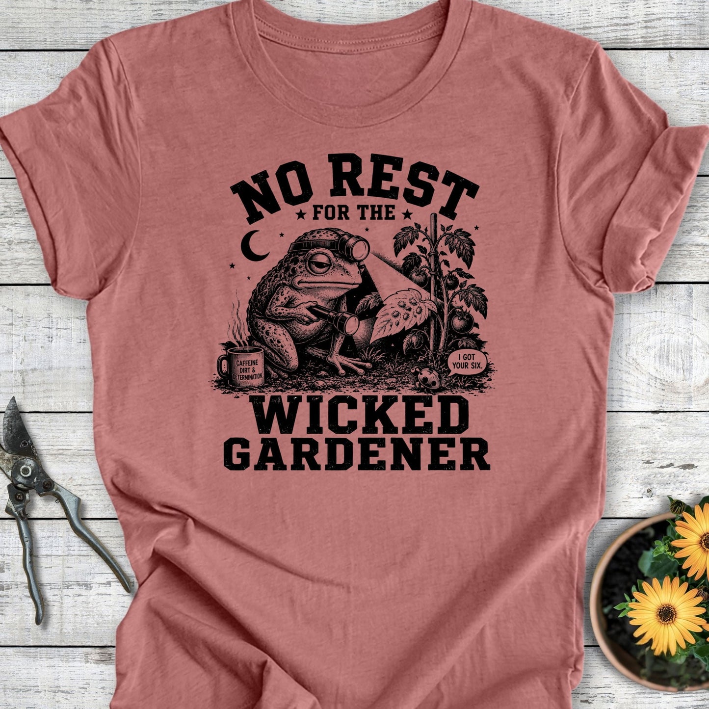 Printify T-Shirt Heather Mauve / S Wicked Gardener T-Shirt