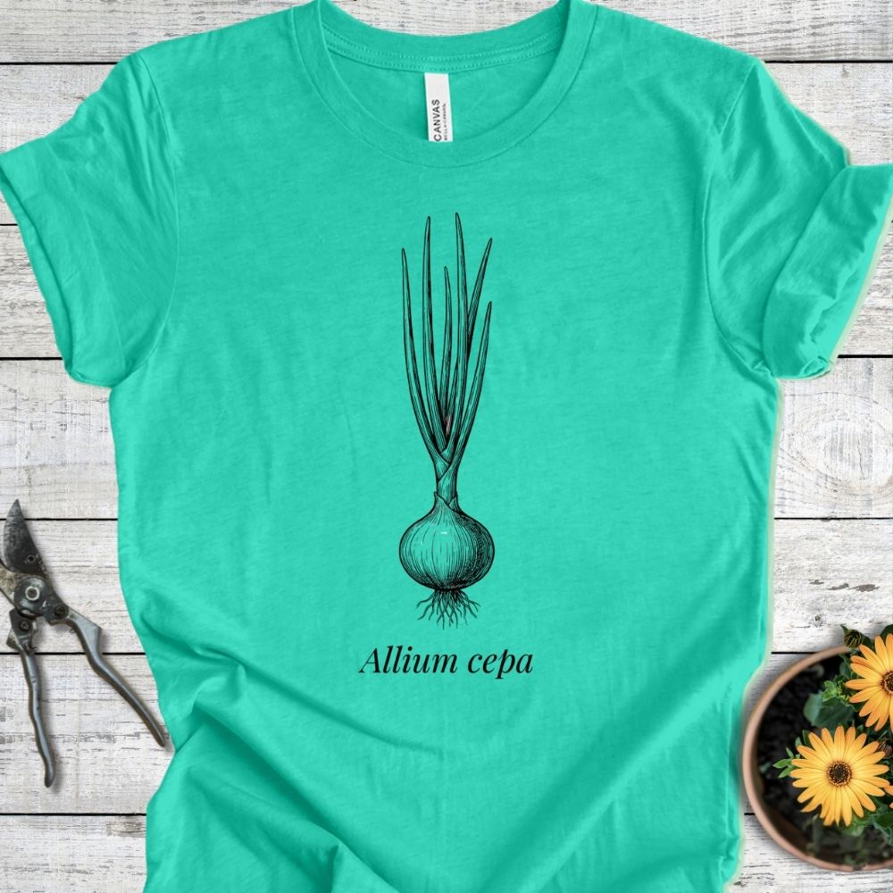 Printify T-Shirt Heather Sea Green / S Allium Cepa T-Shirt