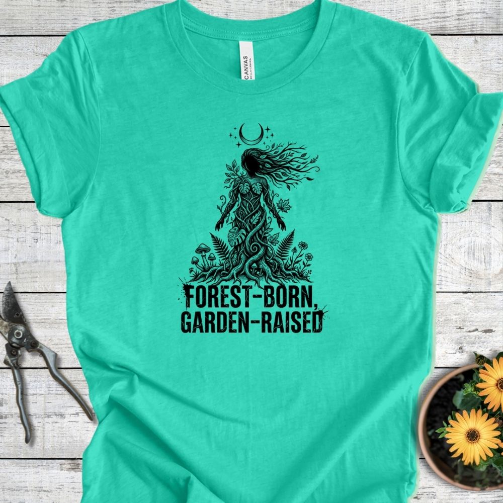Printify T-Shirt Heather Sea Green / S Forest Born T-Shirt
