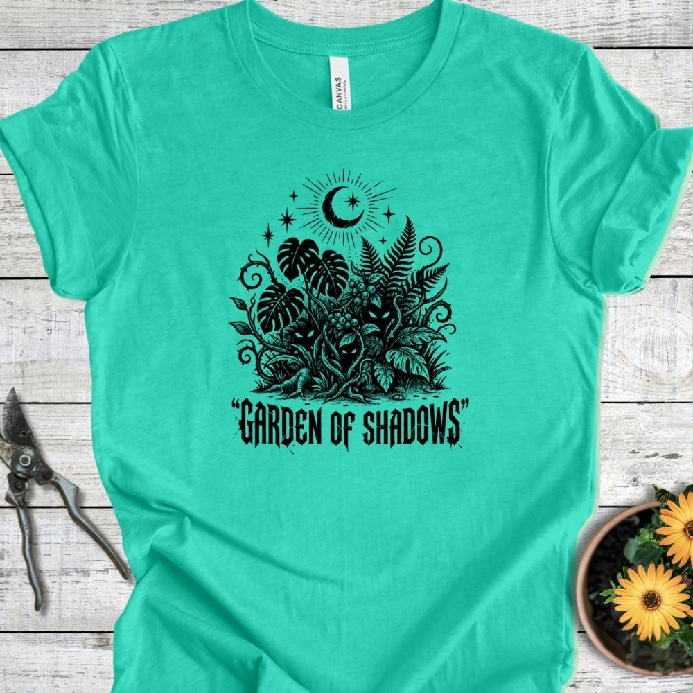 Printify T-Shirt Heather Sea Green / S Garden of Shadows T-Shirt