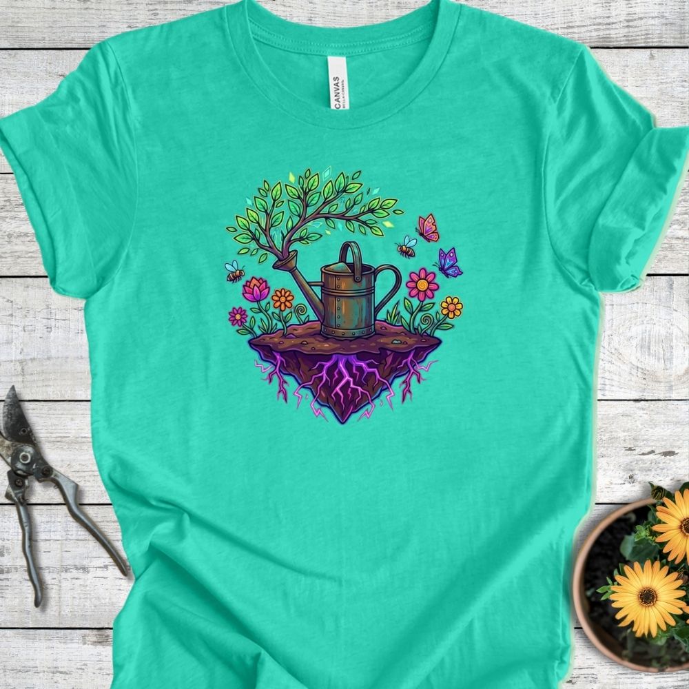 Printify T-Shirt Heather Sea Green / S Grower’s Heart T-Shirt