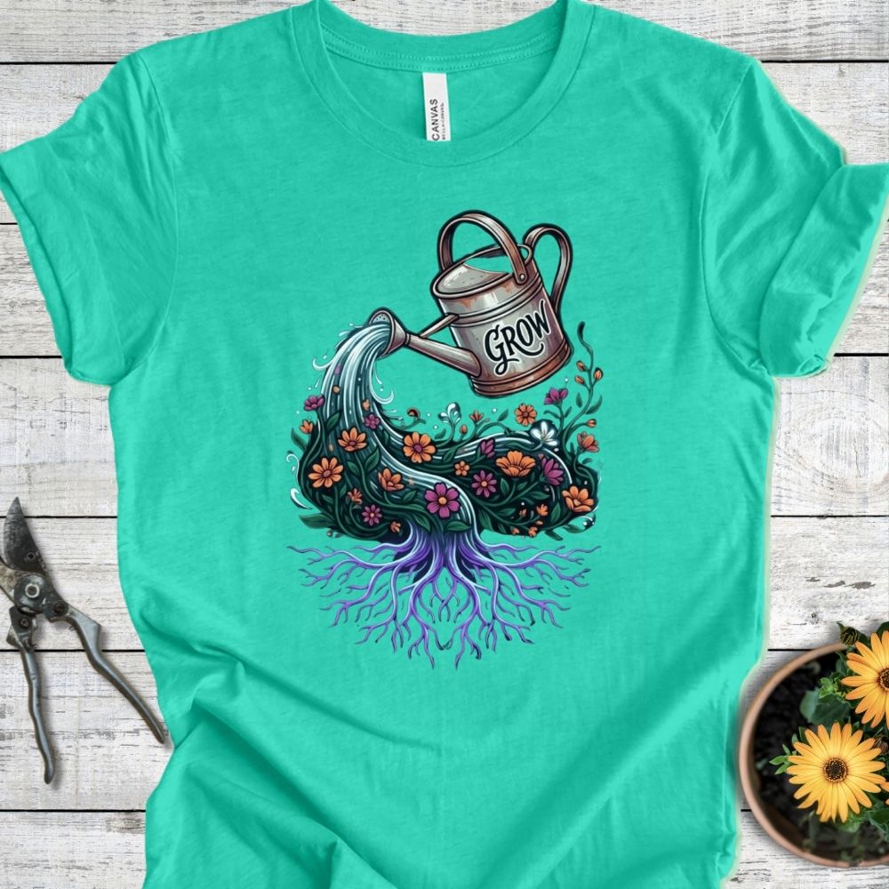 Printify T-Shirt Heather Sea Green / S Growth Symbolism T-Shirt