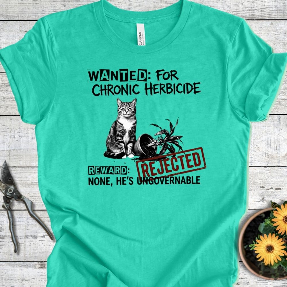 Printify T-Shirt Heather Sea Green / S Herbicide T-Shirt