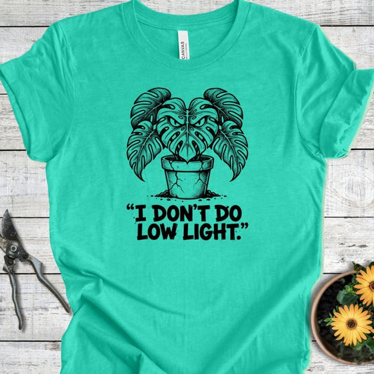 Printify T-Shirt Heather Sea Green / S Low Light T-Shirt