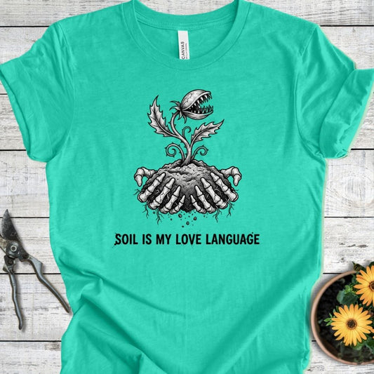 Printify T-Shirt Heather Sea Green / S My Love Language T-Shirt
