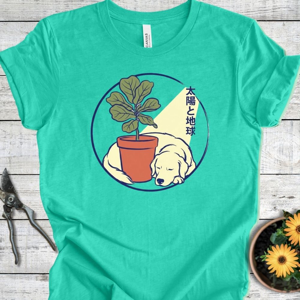 Printify T-Shirt Heather Sea Green / S Quiet Growth T-Shirt
