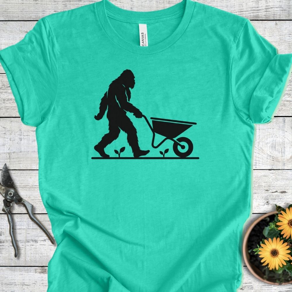 Printify T-Shirt Heather Sea Green / S Squatch Gardener II T-Shirt