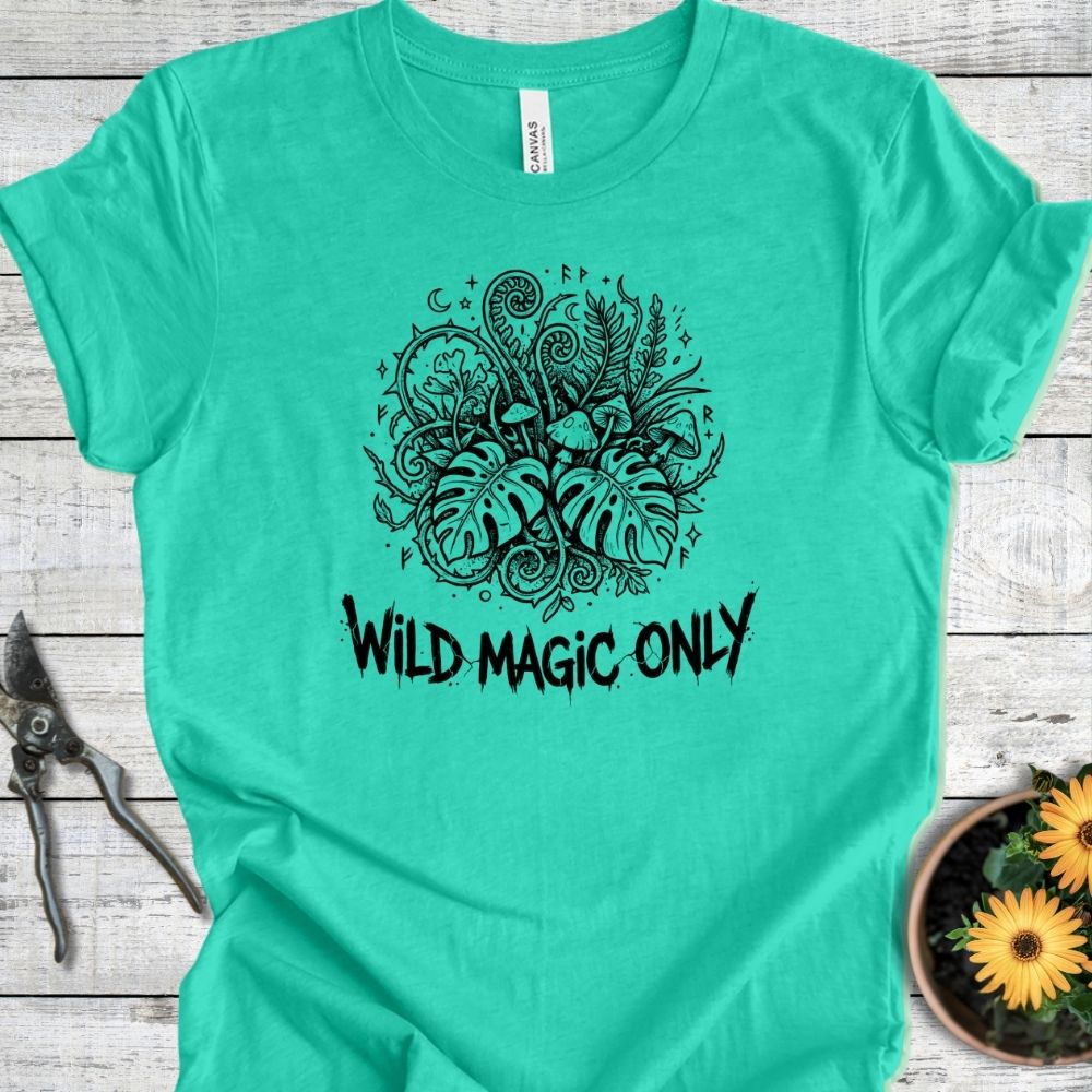 Printify T-Shirt Heather Sea Green / S Wild Magic T-Shirt