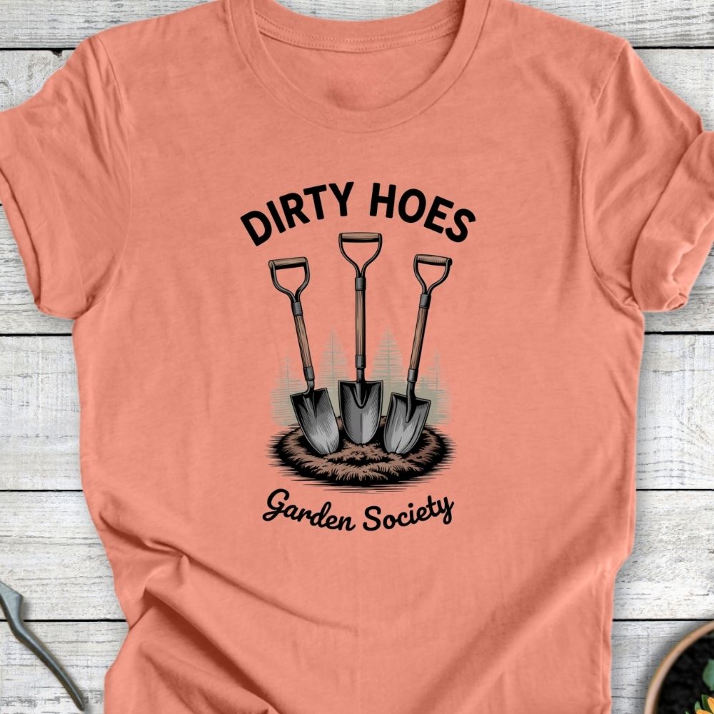 Printify T-Shirt Heather Sunset / S Dirty Hoes
