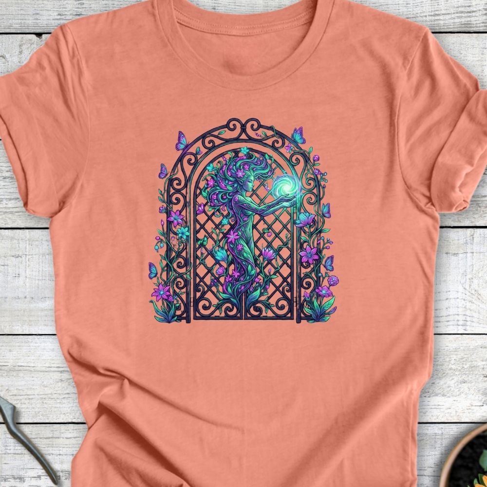 Printify T-Shirt Heather Sunset / S Dryad of the Trellis T-Shirt